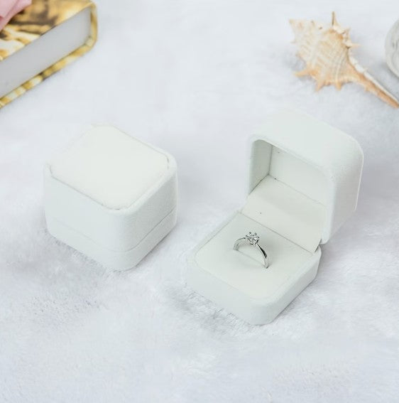 Velvet ring box