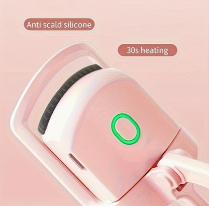 Electric Heated Eyelash Curler Set with USB Charging Cable