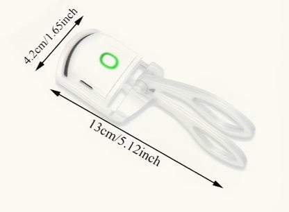Electric Heated Eyelash Curler Set with USB Charging Cable
