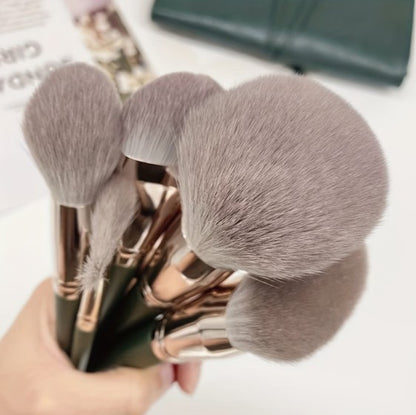 14-Piece Professional Makeup Brush Set – Hypoallergenic Nylon Bristles