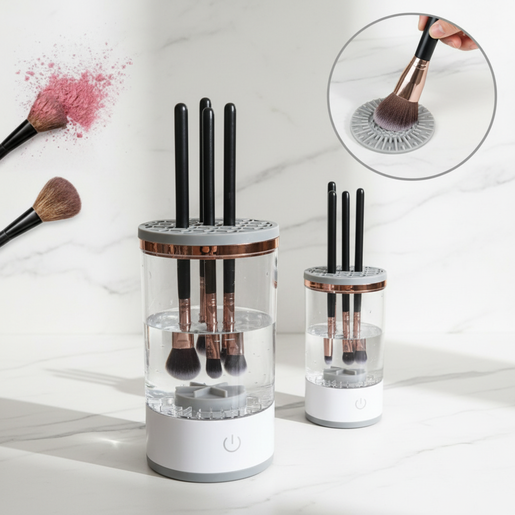 Makeup Brush Cleaner – Realistic Product Photo