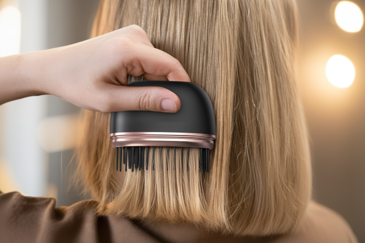 Mini Cordless Bangs Comb – Blonde Premium